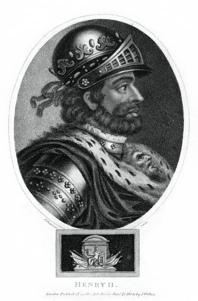 Henrique II, rei da Inglaterra, 1804. de J. Chapman