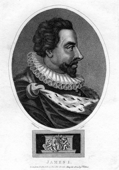 Tiago I da Inglaterra, 1804. de J. Chapman