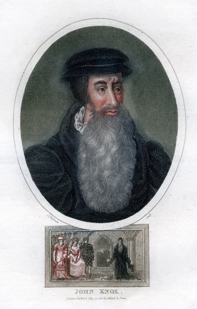 John Knox, reformador religioso escocês, 1812. de J. Chapman