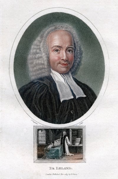 John Leland, ministro presbiteriano inglês do século XVIII e autor de obras teológicas, 1813. de J. Chapman