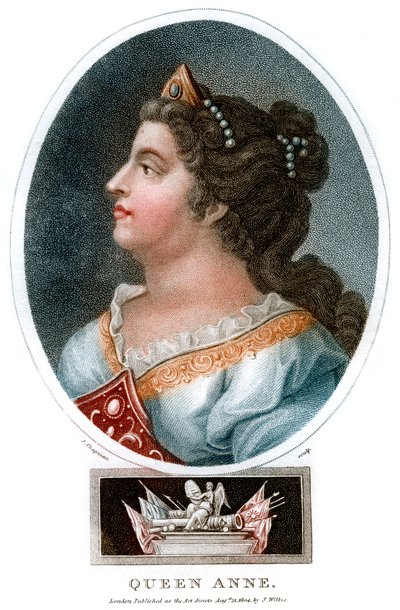 Rainha Anne 1665-1714, 1804. de J. Chapman