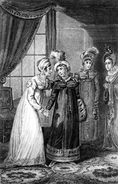 A última entrevista entre Sua Majestade e a Princesa Charlotte, 1820. de J. Chapman