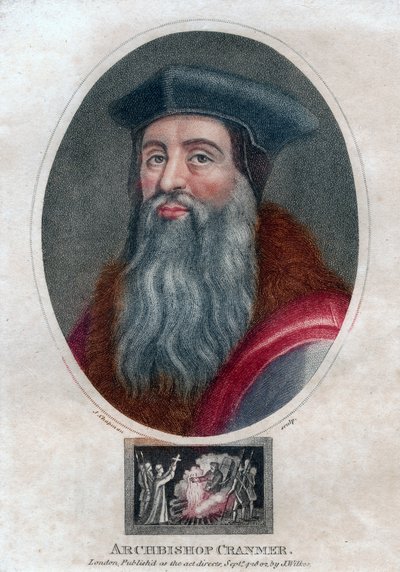 Thomas Cranmer, Arcebispo de Canterbury, 1802. de J. Chapman