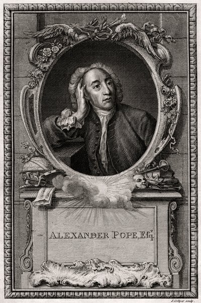 Alexander Pope, 1774 de J. Collyer