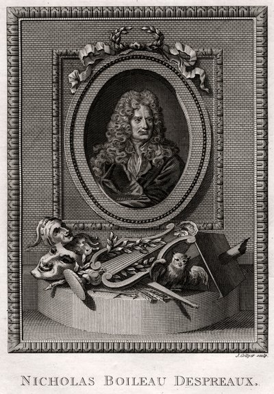 Nicholas Boileau Despreaux, 1775 de J. Collyer