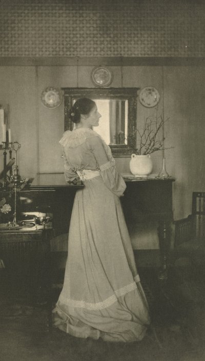 Trabalho de câmera: Retrato da Sra. C., 1907. de J. Craig Annan