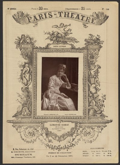 Teatro de Paris: Clementine Schmidt de J. Émile Tourtin