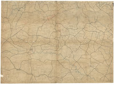 Mapas da Guerra Civil, 2ª ed., 1989. LC Civil War maps (2ª ed.) 501.7 Disponível também através do site da Biblioteca do Congresso como imagem raster. Folha 6 (lva00104), c. 1, fonte desconhecida, ago. 1968; folha 8 (lva00105), c. 1, fonte desconhecida, ag de J. F.; Schedler United States. Army. Corps Of Topographical Engineers; Gedney