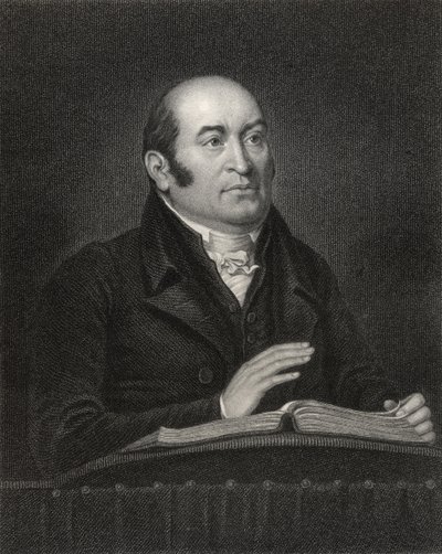 Robert Hall, gravado por Samuel Freeman (1773-1857), da National Portrait Gallery, volume III, publicado em 1835 de J. Flowers