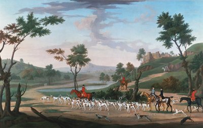 Cena de caça no galope de J. Francis Sartorius
