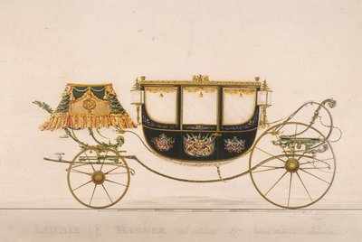 Carruagem cívica do Presidente da Câmara Municipal de Lord William Hunter, 1851 de J Gilfoy