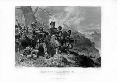 Resgate do corpo do coronel Edward Baker, Batalha das Bolas Bluff, Virgínia, 1862-1867. de J. Godfrey