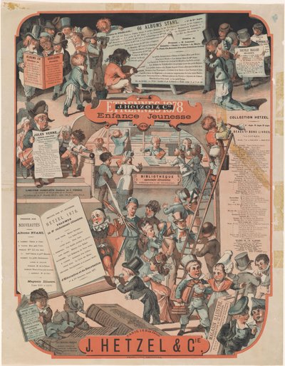 Lista de fundos de J. Hetzel & Cie em Paris
Etrennes 1878 (título sobre o objecto) de J. Géoffroy Dickinson