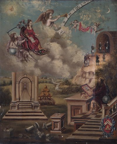 Os Mistérios que Aqui São Mostrados, São Somente para um Maçom Conhecido, Século XVIII de J. Gruttenden