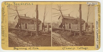 Sra. OLearys Cottage, 1871 de J. H. Abbott