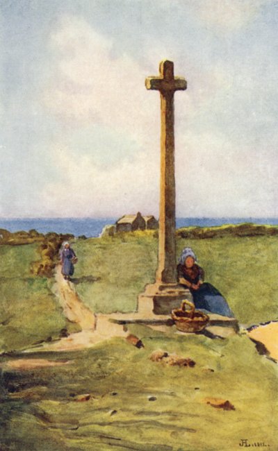 Oratório de Jacques Cartier (cor litho) de J. Hardwicke Lewis