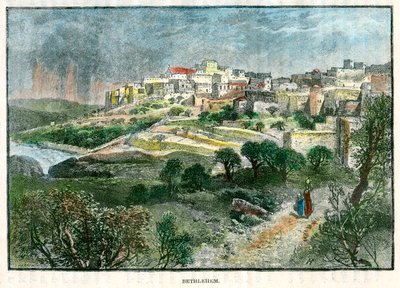 Belém, Palestina, c1885. de J Harmsworth