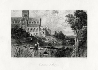 Catedral de Glasgow, Escócia, século XIX de J. Horsburgh