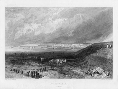 Whitstable, Kent, século XIX de J. Horsburgh