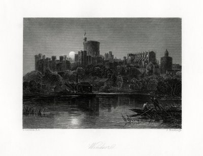 Castelo de Windsor, Berkshire, século XIX de J. Horsburgh