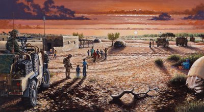 Mali HM, 2023 (óleo sobre tela) de J Hugh L Beattie