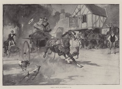 Horse v Motor, ou Elopement em 1900 de J. J. Waugh