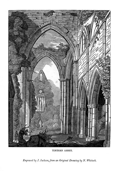 Abadia de Tintern, 1843 de J. Jackson