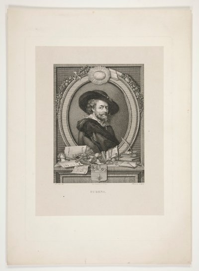 Retrato de Peter Paul Rubens de J. L. Benoist