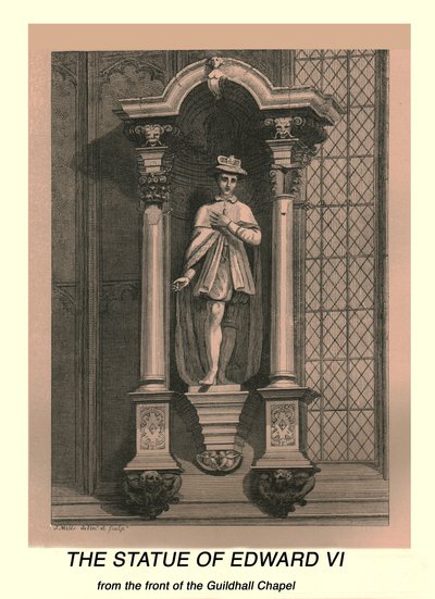 A estátua de Eduardo VI, 1886 de J Mills