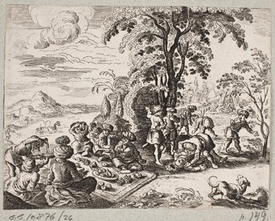Ilustração de Adam Olearius, “Persian Rosenthal por um engenhoso poeta Schich Saadi […]”, Schleswig 1660 de J. Muller
