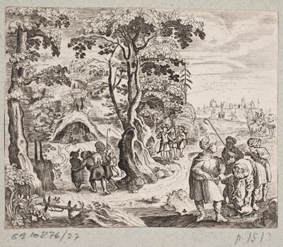 Ilustração de Adam Olearius, “Persian Rosenthal por um engenhoso poeta Schich Saadi […]”, Schleswig 1660 de J. Muller