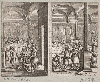Ilustração de Adam Olearius, “Persian Rosenthal por um engenhoso poeta Schich Saadi […]”, Schleswig 1660 de J. Muller