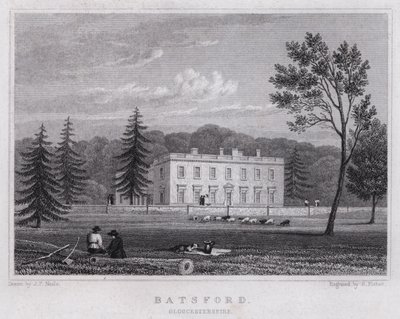 Batsford, Gloucestershire (gravura) de John Preston Neale