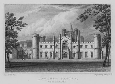 Lowther Castle, Westmoreland (gravura) de John Preston Neale
