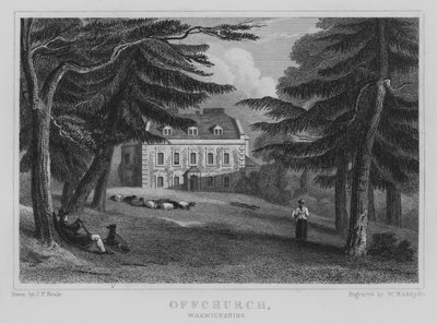 Offchurch, Warwickshire (gravura) de John Preston Neale