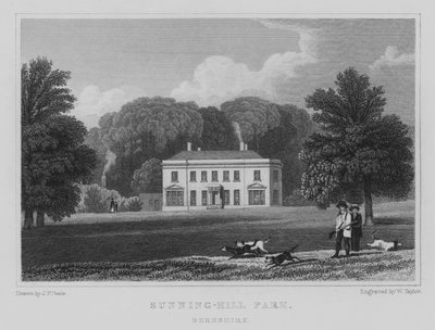 Sunning-Hill Park, Berkshire (gravura) de John Preston Neale