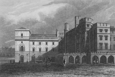As Casas dos Senhores e Comuns (gravura) de John Preston Neale