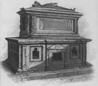 A Tumba de Henrique III, Abadia de Westminster (gravura) de John Preston Neale