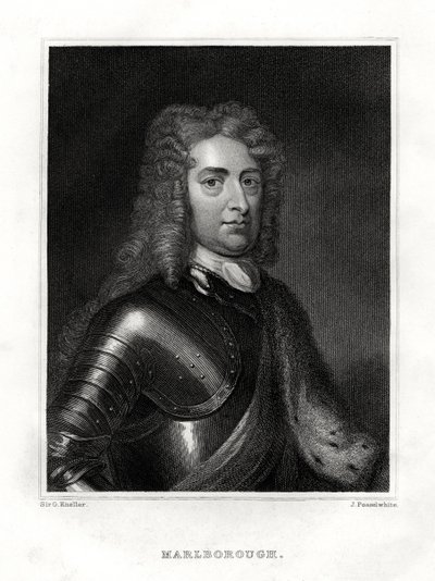 John Churchill, Duque de Marlborough, soldado inglês, 1860 de J. Posselwhite