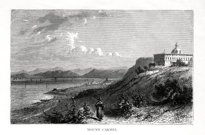 Monte Carmelo, Israel, século XIX. de J. Quartley
