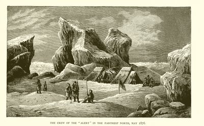 A tripulação do Alerta no extremo norte, maio de 1876 de J. R. Sinclair