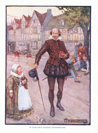 Era apenas o mestre Shakespeare, do pub English Literature by TC & EC Jack, c.1920 de J. R. Skelton