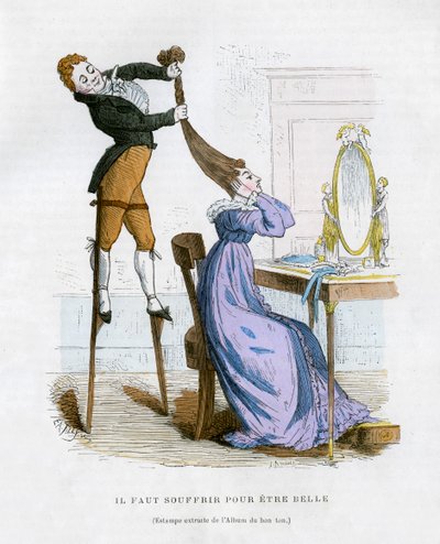 É necessário sofrer para ser bonito, 1882-1884 de J Rocault