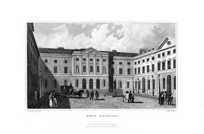 Hospital dos Caras, Southwark, Londres, 1829. de J. Rogers