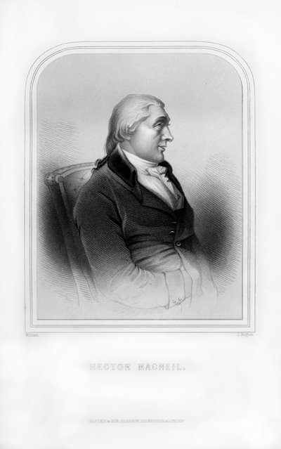 Hector MacNeil, poeta e escritor escocês, 1870 de J. Rogers