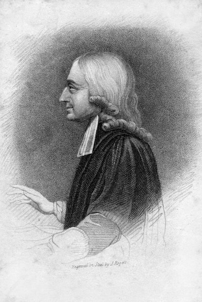 John Wesley, líder metodista, século XIX. de J. Rogers