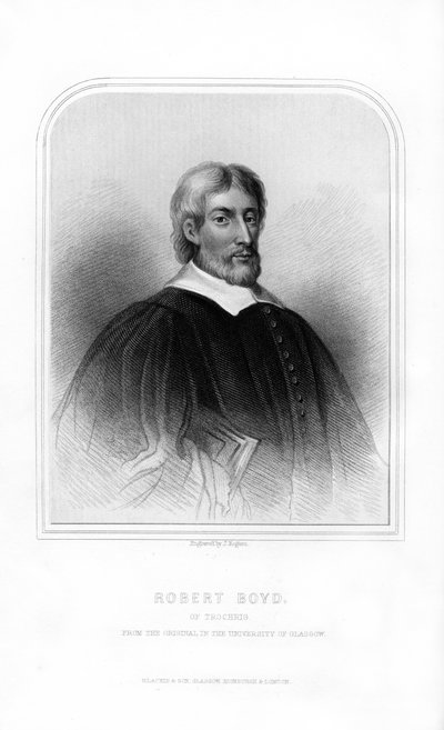 Robert Boyd de Trochrig, eminente divino escocês, 1870. de J. Rogers