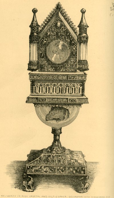 Relicário, início do século XIII, 1881. de J. S. Goepel