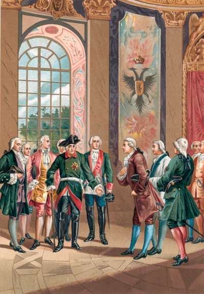 D&39;Alembert sendo recebido em Berlim por Frederico II de J. Serra