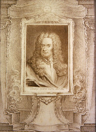 Sir Isaac Newton (gravura) de J. T. Wedgewood